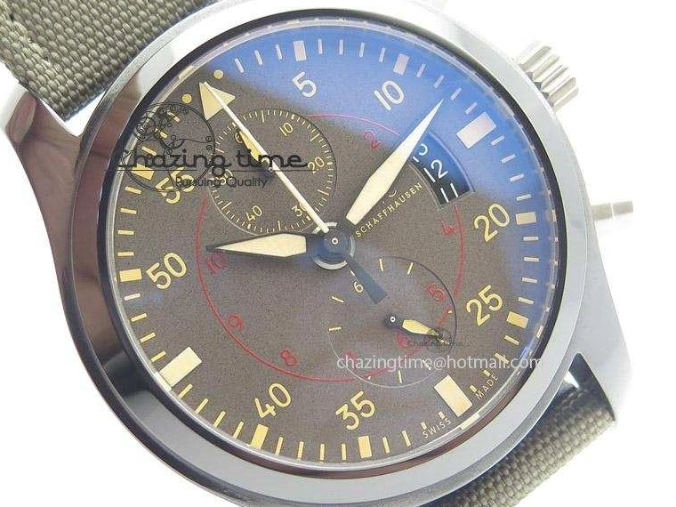 MIROTIME 0119 Pilot Top Gun Miramar IWC388002 ZF 1:1 Best Edition Ceramic Case On Nylon Strap A Practical 7345